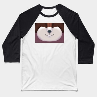 Raccoon Mask Chocolate Baseball T-Shirt